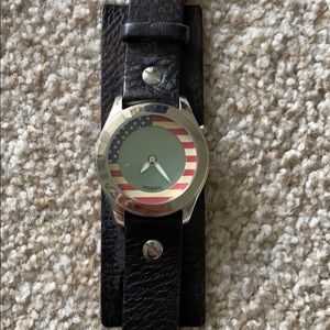 Fossil American Flag Watch